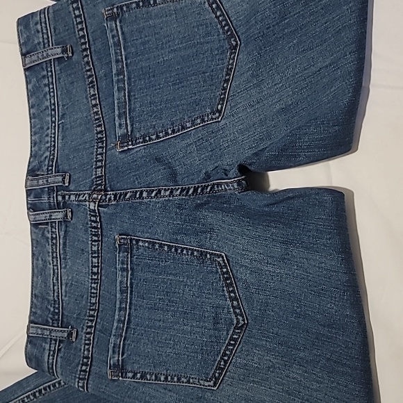 FREE PEOPLE Distressed Cropped Capri Jeans Low Rise Size W28 - Picture 15 of 17